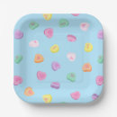Recherche de valentines day paper assiettes Xoxo