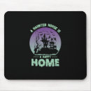 Suche nach gruseliges haus mousepads Schwarz