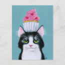 Recherche de chat rose cartes postales Drôle