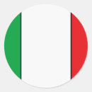 Recherche de drapeau international autocollants Italie