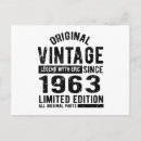 Recherche de 1963 anniversaire cartes Rétro