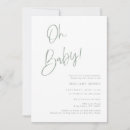 Recherche de bohème invitations Vert sauge