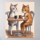 Suche nach zwei katzen poster Illustration