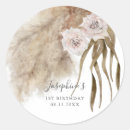 Recherche de pampas autocollants Boho