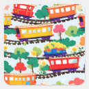 Recherche de voie de train autocollants Transport
