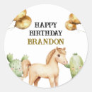 Recherche de cowboy occidental autocollants Anniversaire de cowboy