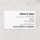 Recherche de usage cartes visite Simple