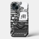 Recherche de machine à écrire vintage iphone coques Auteur