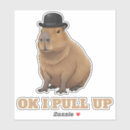 Recherche de animal capybara autocollants Tendance