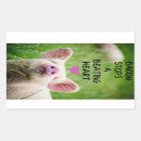 Recherche de droits des animaux autocollants Porc