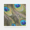 Recherche de plumes paon serviettes Bleu