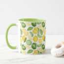 Recherche de motif citron tasses Mignon