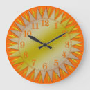 Recherche de murale de lever de soleil horloges Orange