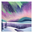 Suche nach winternacht poster Malerei