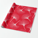 Recherche de feuille abstrait papier cadeau Rouge