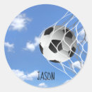 Recherche de de ballon football autocollants Blanc