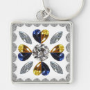 Recherche de coeur brillant porteclés Diamant
