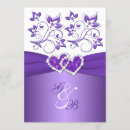 Recherche de coeurs pourpres invitations Fleurs