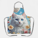 Recherche de femme chat tabliers Personnalisés