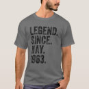 Suche nach legende seit 1963 tshirts Vintag