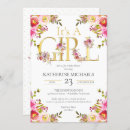 Recherche de son aquarelle florale invitations Pour elle