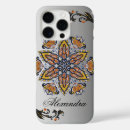 Recherche de mandala fleur iphone coques Mandala noir et blanc