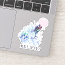 Recherche de créature magique autocollants Aquarelle