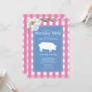Recherche de porc rose invitations En vichy