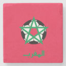 Recherche de maroc dessous de verres Drapeau