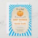 Recherche de bébé citrouille invitations Neutre