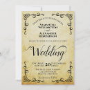 Recherche de parchemin vintage invitations Classique