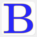 Suche nach letter b aufkleber Blau