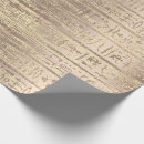 Suche nach hieroglyphen geschenkpapier Gold