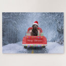 Recherche de chocolat labrador puzzles Noël