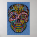 Recherche de crâne psychédélique posters Hippie