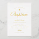 Recherche de croix moderne invitations Feuille d'or