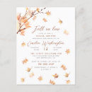 Recherche de leaves bridal shower invitations Pour elle