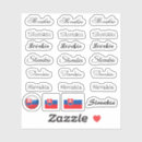Suche nach slowakei flagge aufkleber Slovakie