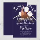 Recherche de guimauve invitations Feu de camp