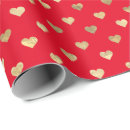 Recherche de coeur rouge papier cadeau Chic