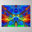 Recherche de paysage de fractale posters Coloré