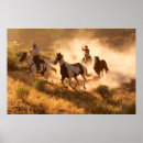 Recherche de troupeau de chevaux sauvages posters Ouest