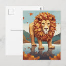 Suche nach männlicher löwe postkarten Safari