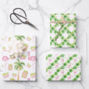 Recherche de flamingo papier cadeau Vert