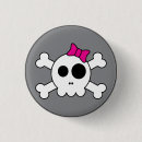 Recherche de fille de crâne badges Goth