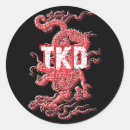 Recherche de taekwondo autocollants Dragon
