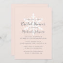 Recherche de blush pink bridal shower invitations Simple