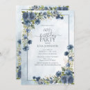 Recherche de blue watercolor invitations Floral