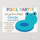 Recherche de natation invitations Turquoise