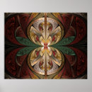 Recherche de vitrail posters Floral